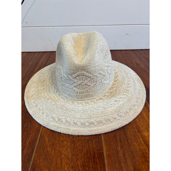 San Diego Hat Company Women’s Nellie Knit Fedora Hat Ivory Adjustable OS NWT main image 7